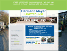Tablet Screenshot of hermann-meyer-landtechnik.de